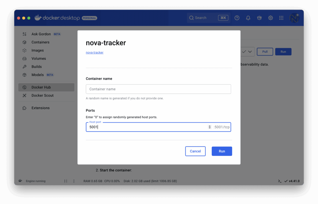 Screenshot docker 6